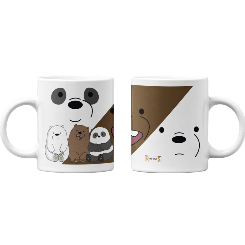 TAZONES TAZAS BLANCAS OSOS ESCANDALOSOS - 1