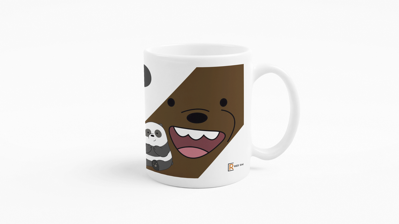 TAZONES TAZAS BLANCAS OSOS ESCANDALOSOS - 2