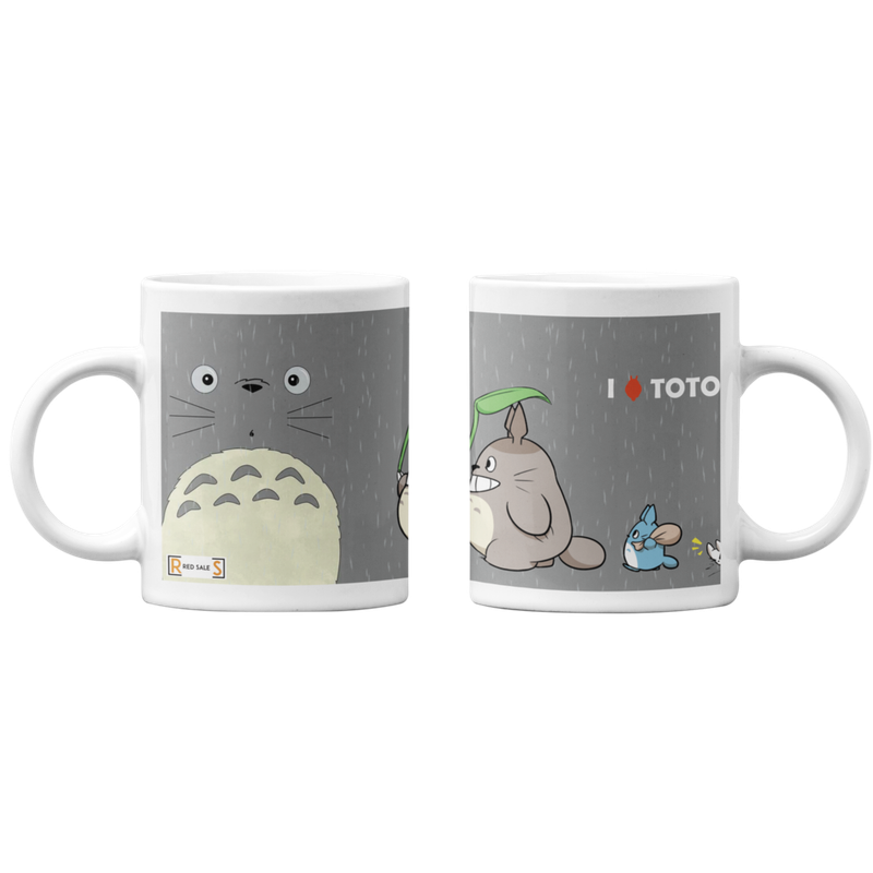 TAZONES TAZAS BLANCAS MI VECINO TOTORO STUDIOS GHIBLI - 1