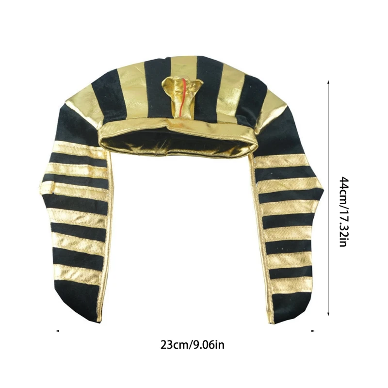 CASCO SOMBRERO DE FARAÓN EGIPCIO ACCESORIOS DE COSPLAY - 4