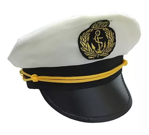 SOMBRERO CAPITÁN MARINO GORRO NAVAL FIESTAS DISFRACES - 1