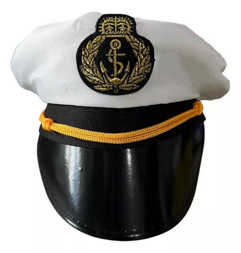SOMBRERO CAPITÁN MARINO GORRO NAVAL FIESTAS DISFRACES - 2