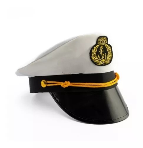 SOMBRERO CAPITÁN MARINO GORRO NAVAL FIESTAS DISFRACES - 3