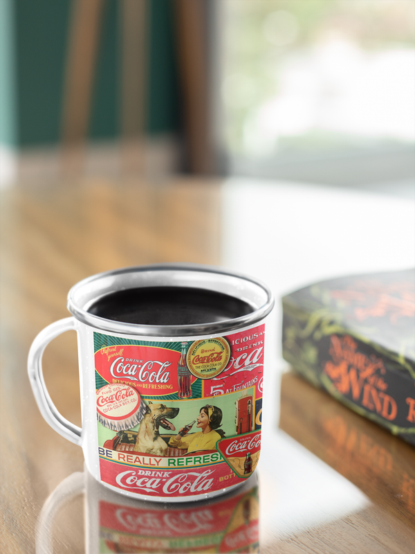 TAZA ENLOZADA LECHERA COCA-COLA VINTAGE - 3