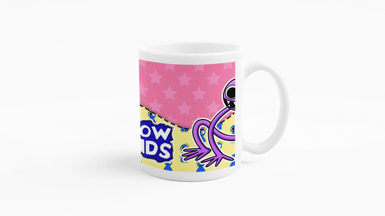 TAZONES TAZAS BLANCAS RAINBOW FRIENDS PURPLE - 4