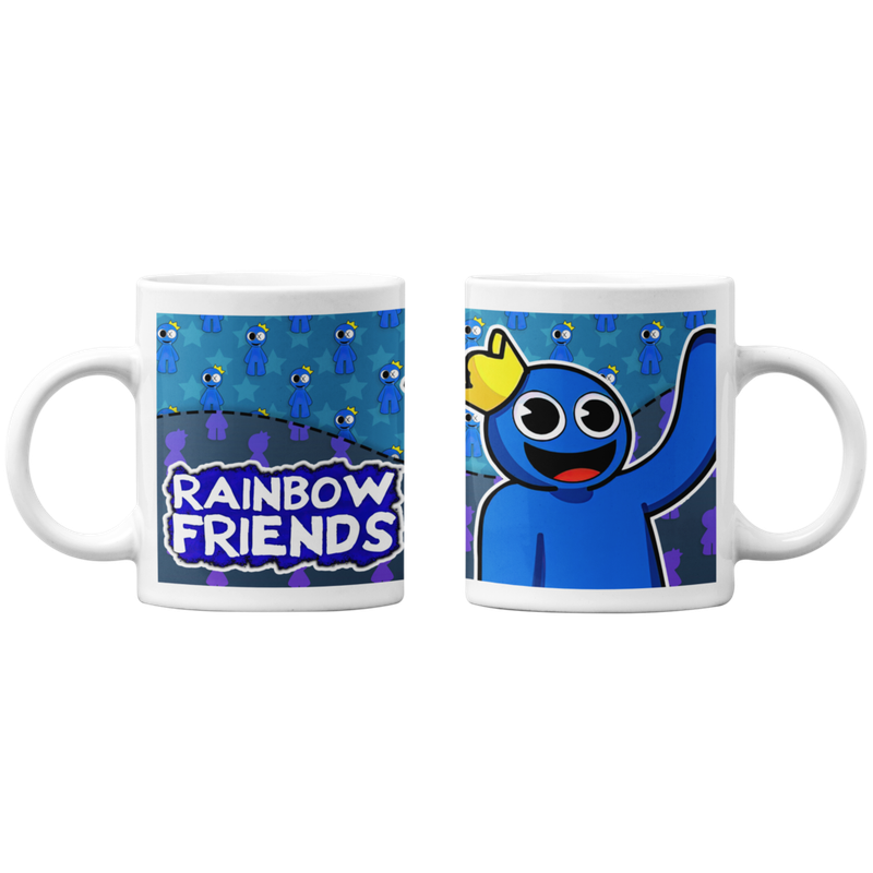 TAZONES TAZAS BLANCAS RAINBOW FRIENDS BLUE - 1