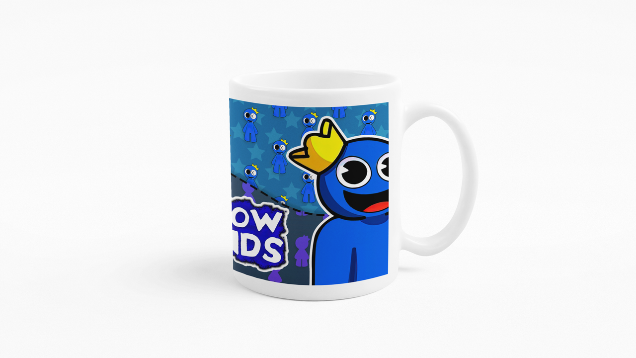 TAZONES TAZAS BLANCAS RAINBOW FRIENDS BLUE - 4