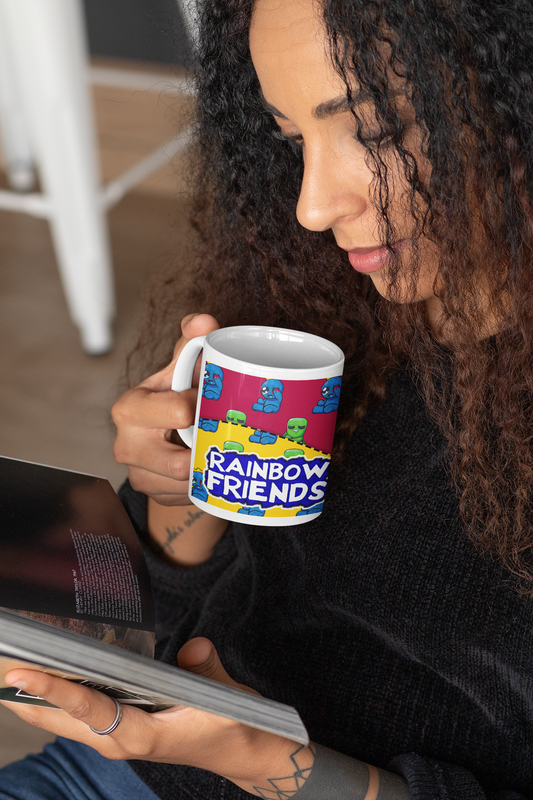 TAZONES TAZAS BLANCAS RAINBOW FRIENDS GRUPO - 2