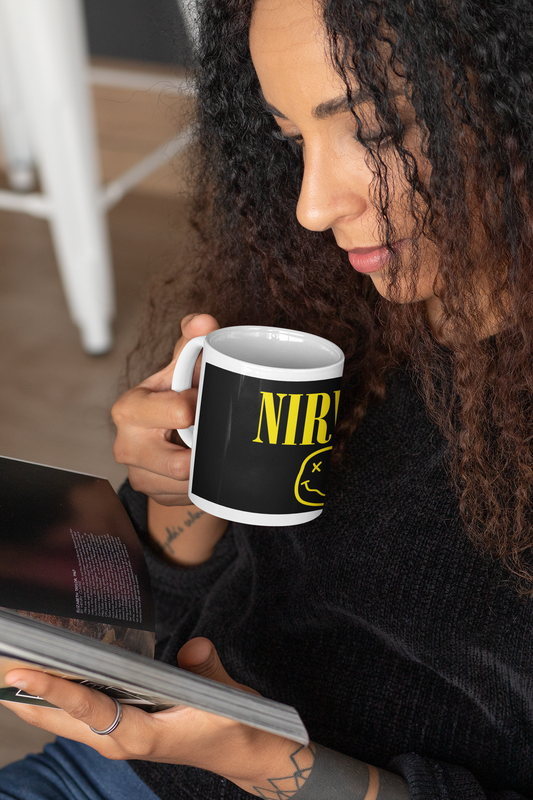 TAZONES TAZAS BLANCAS NIRVANA BANDA ROCK MUSICAL - 3