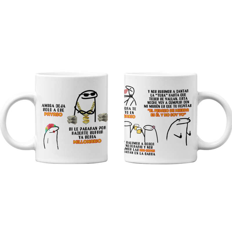TAZONES TAZAS BLANCAS KAROL G 200 COPAS MUSICA - 1