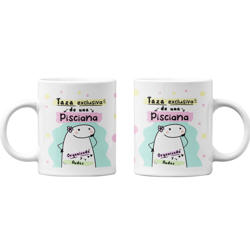 TAZONES TAZAS BLANCAS PISCIS REGALO PARA PISCIANA ZODIACO - 1