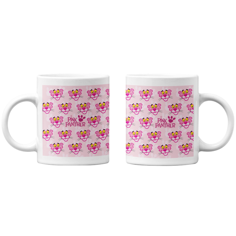 TAZONES TAZAS BLANCAS PANTERA ROSA CABEZA - 1