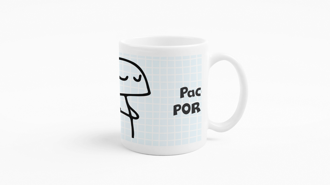 TAZONES TAZAS BLANCAS PACIENCIA PORFAVOR REGALO - 3