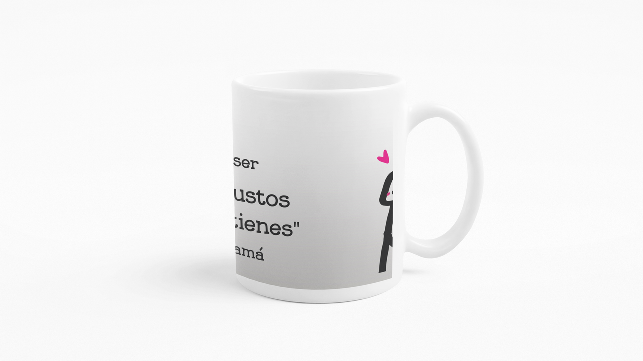 TAZONES TAZAS BLANCAS QUIERO SER EL QUE GUSTOS TAN FEOS - 3