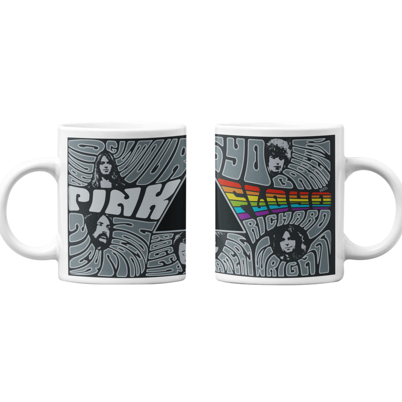 TAZONES TAZAS BLANCAS PINK FLOYD ROCK - 1