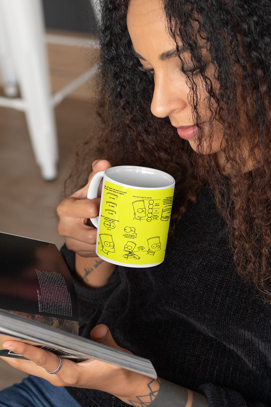 TAZONES TAZAS BLANCAS BART SIMPSON LOS SIMPSON - 4