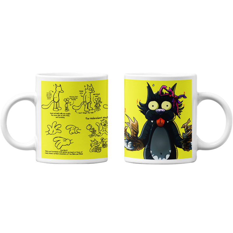 TAZONES TAZAS BLANCAS TOMY GATO TOMY Y DALY LOS SIMPSON - 1