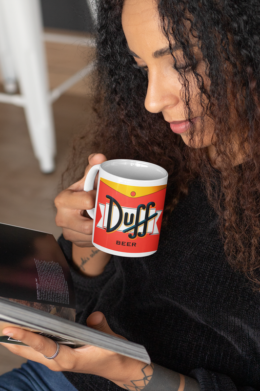 TAZONES TAZAS BLANCAS CERVEZA DUFF LOS SIMPSONS - 4