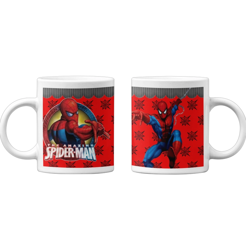 TAZONES TAZAS EN COLOR BLANCOS EL INCREIBLE HOMBRE ARAÑA SPIDERMAN - 1
