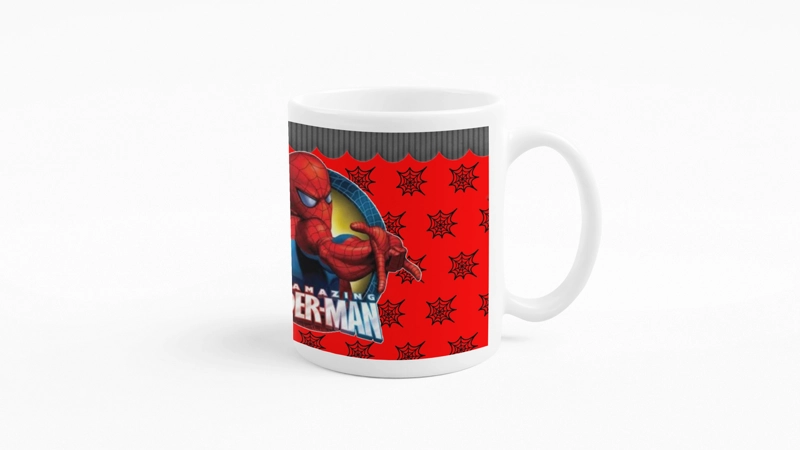 TAZONES TAZAS EN COLOR BLANCOS EL INCREIBLE HOMBRE ARAÑA SPIDERMAN - 3