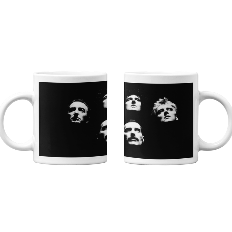 TAZONES TAZAS BLANCAS QUEEN BANDAS DE ROCK - 1