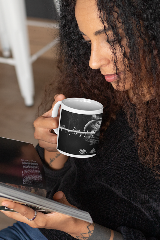 TAZONES TAZAS BLANCAS LED ZEPPELIN BANDAS DE ROCK - 2