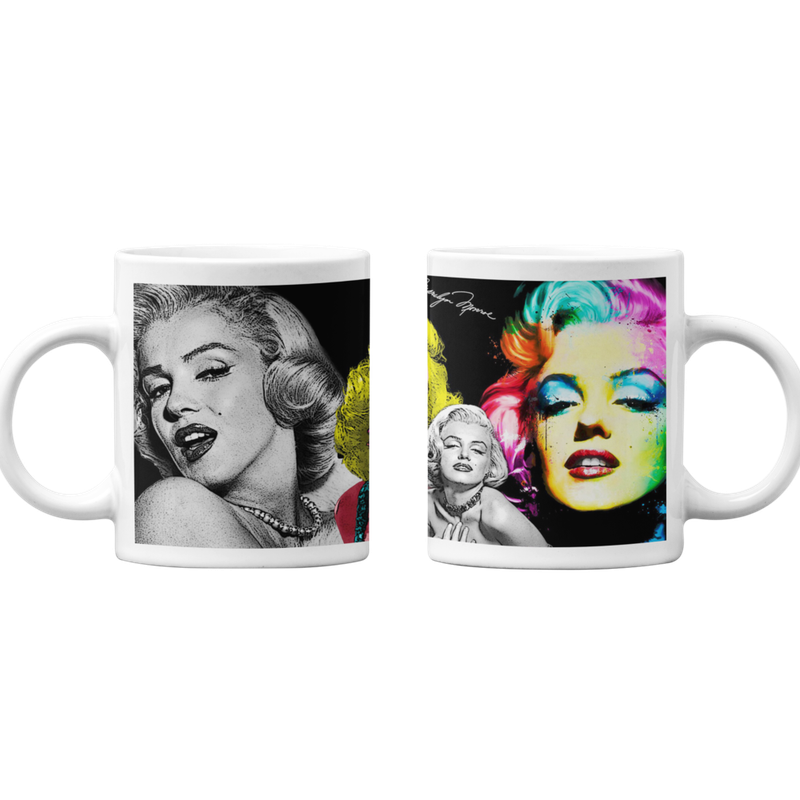 TAZONES TAZAS BLANCAS MARILYN MONROE VINTAGE - 1