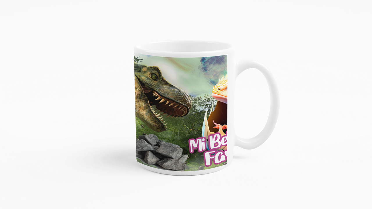 TAZONES TAZAS BLANCAS MI BEBESAURIA FAVORITA - 3