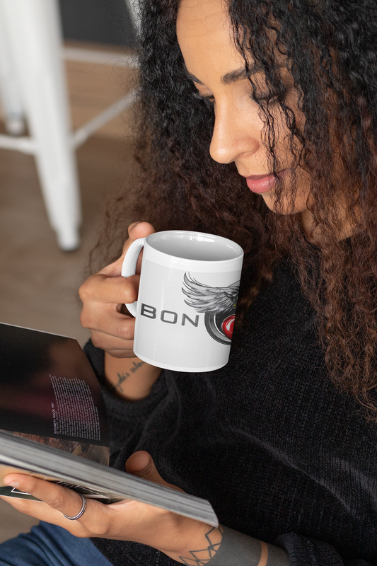 TAZONES TAZAS BLANCAS BON JOVI BANDAS DE ROCK - 2