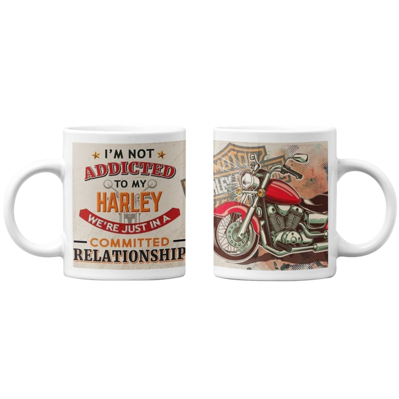 TAZONES TAZAS BLANCAS HARLEY DAVIDSON VINTAGE - 1