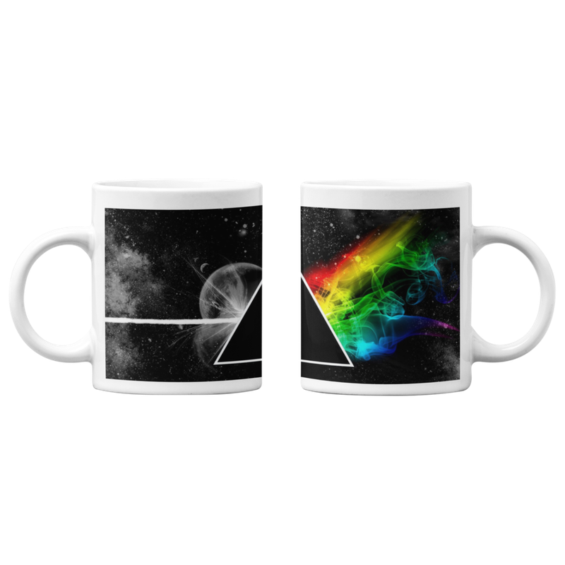 TAZONES TAZAS BLANCAS PINK FLOYD BANDAS DE ROCK - 1
