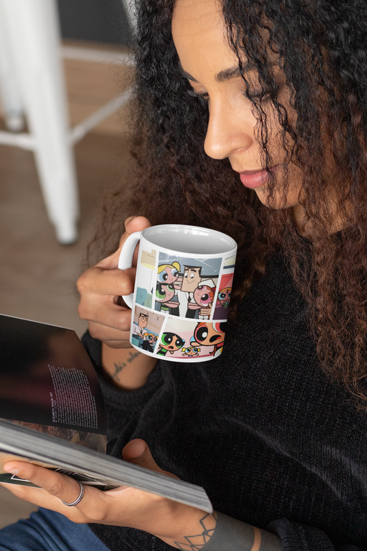 TAZONES TAZAS BLANCAS CARTOON NETWORK CHICAS SUPERPODEROSAS - 2