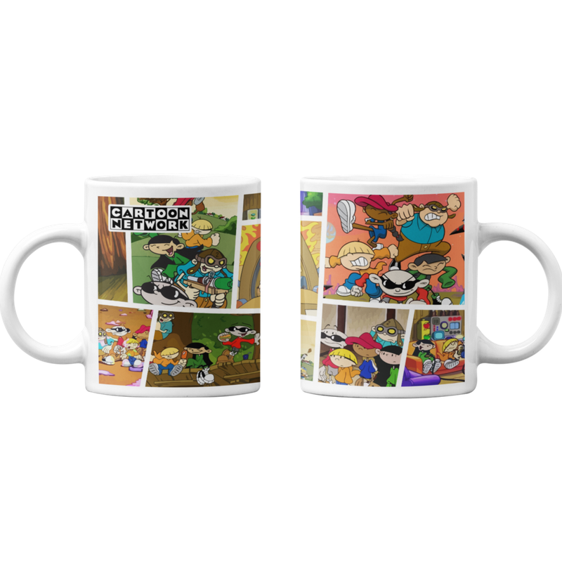 TAZONES TAZAS BLANCAS CARTOON NETWORK KND CHICOS DEL BARRIO - 1