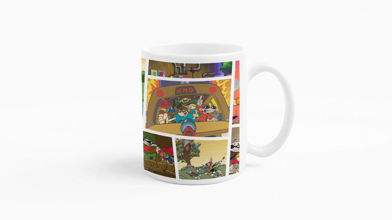 TAZONES TAZAS BLANCAS CARTOON NETWORK KND CHICOS DEL BARRIO - 3