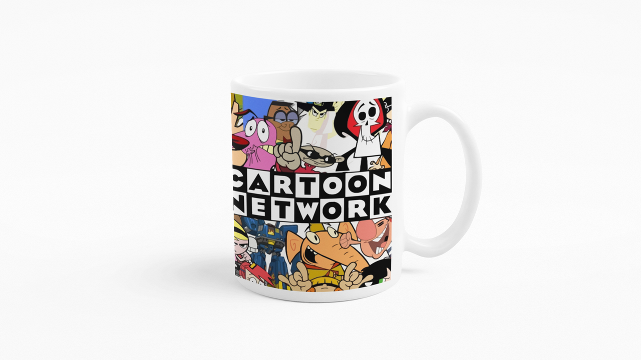 TAZONES TAZAS BLANCAS CARTOON NETWORK MONITOS ANIMADOS - 3