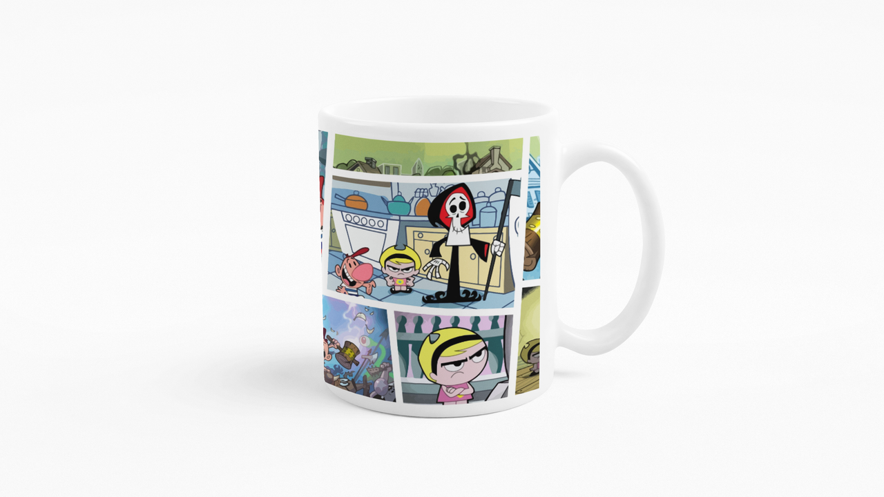 TAZONES TAZAS BLANCAS CARTOON NETWORK BILLY Y MANDY - 3