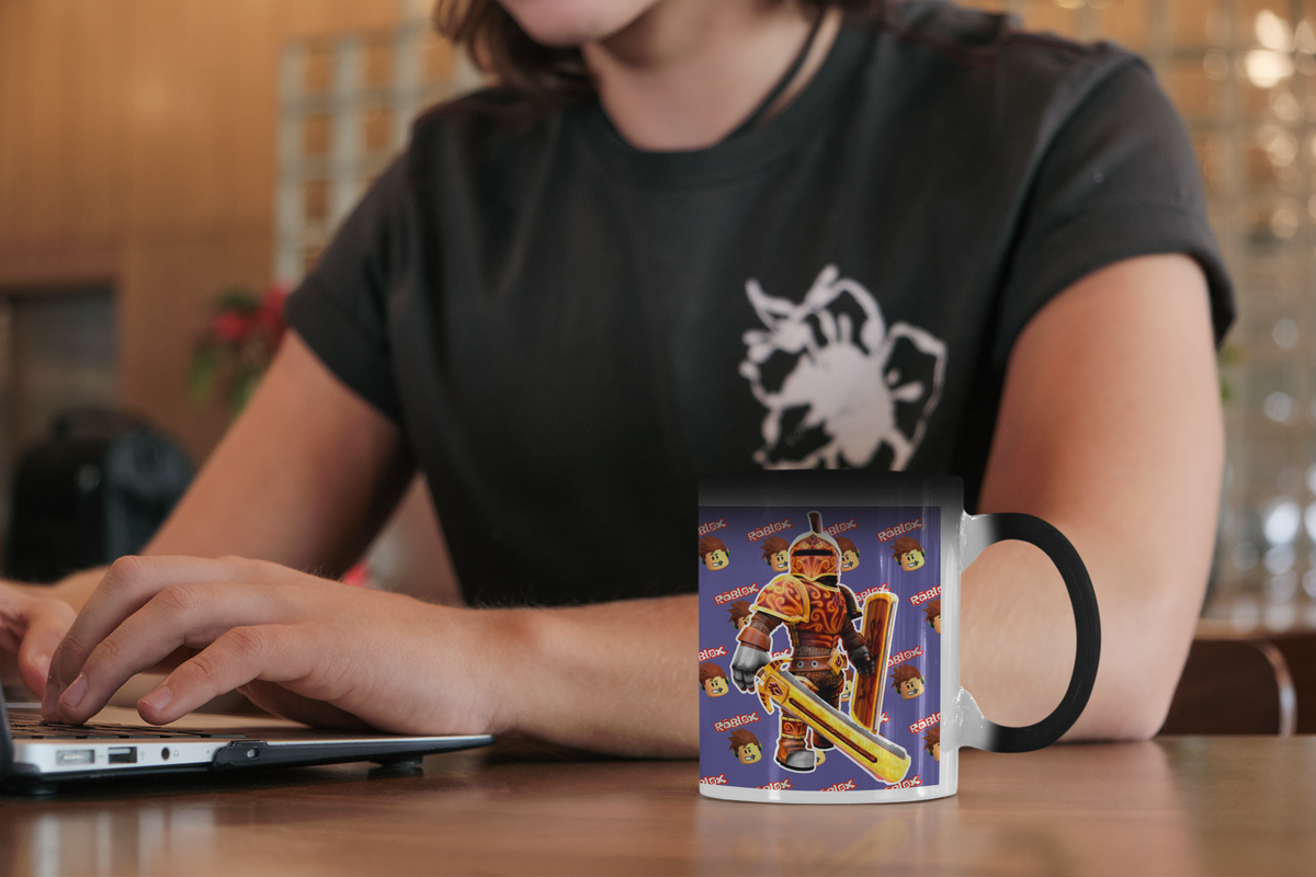 TAZA MAGICA ROBLOX INFANTIL JUEGO CABALLERO - 2