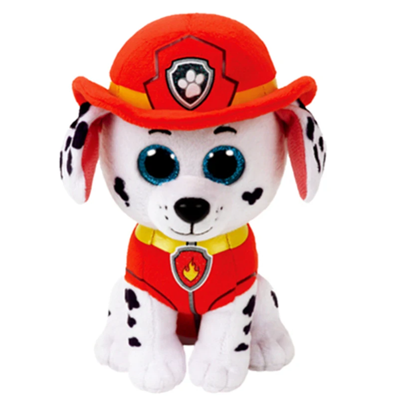 PELUCHE MARSHALL PAW PATROL PATRULLA CANINA 17CM - 1