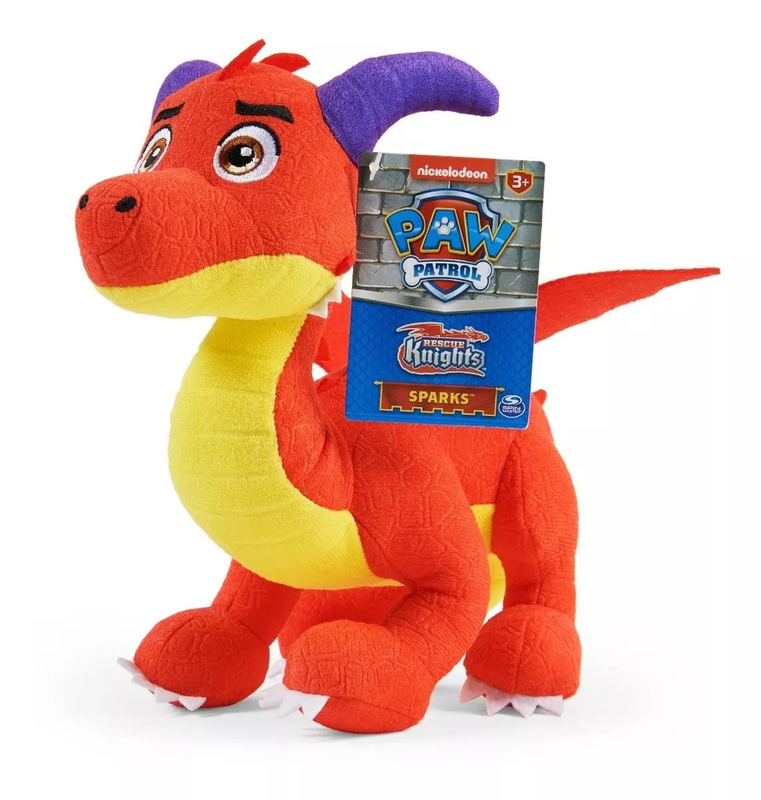 PAW PATROL PELUCHE SPARKS PATRULLA RESCUE KNIGHTS ORIGINAL - 2