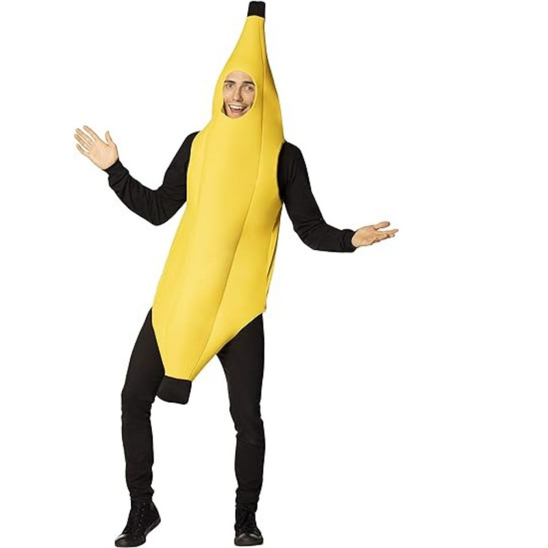 DISFRAZ COSPLAY REALISTA DE PLÁTANO ADULTOS HALLOWEEN - 3