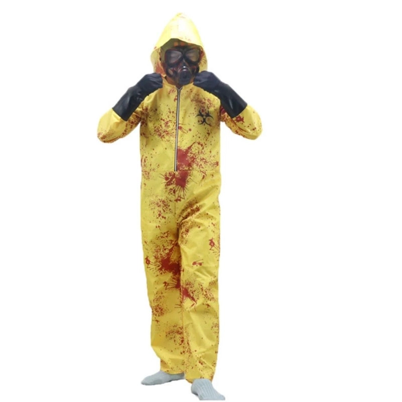 DISFRAZ TRAJE RADIOACTIVO INFANTIL RESIDENT EVIL AMARILLO - 2