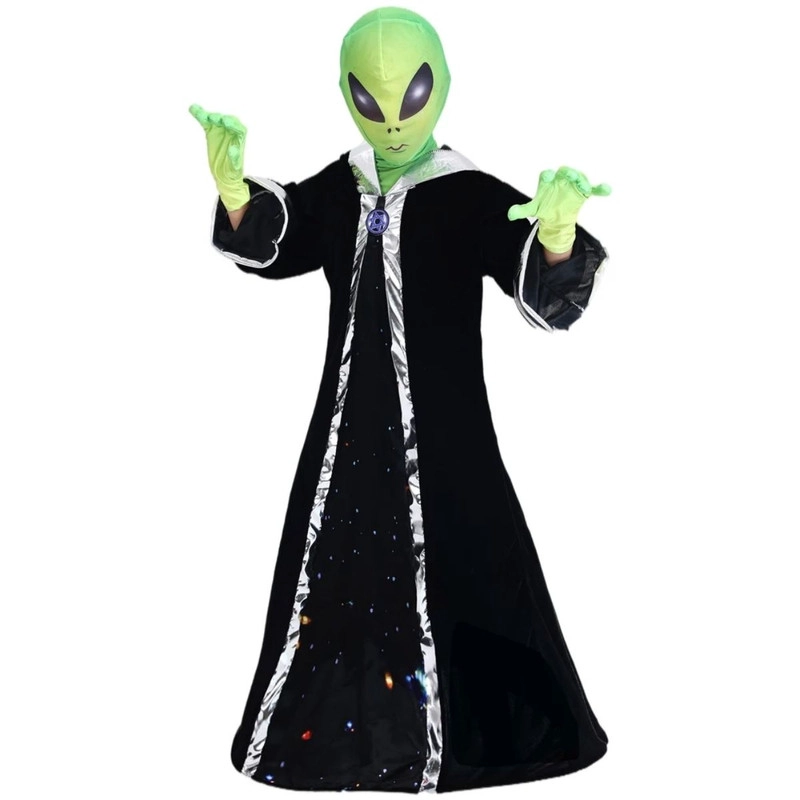 DISFRAZ DE EXTRATERRESTRES COSPLAY STARDY VERDE - 2