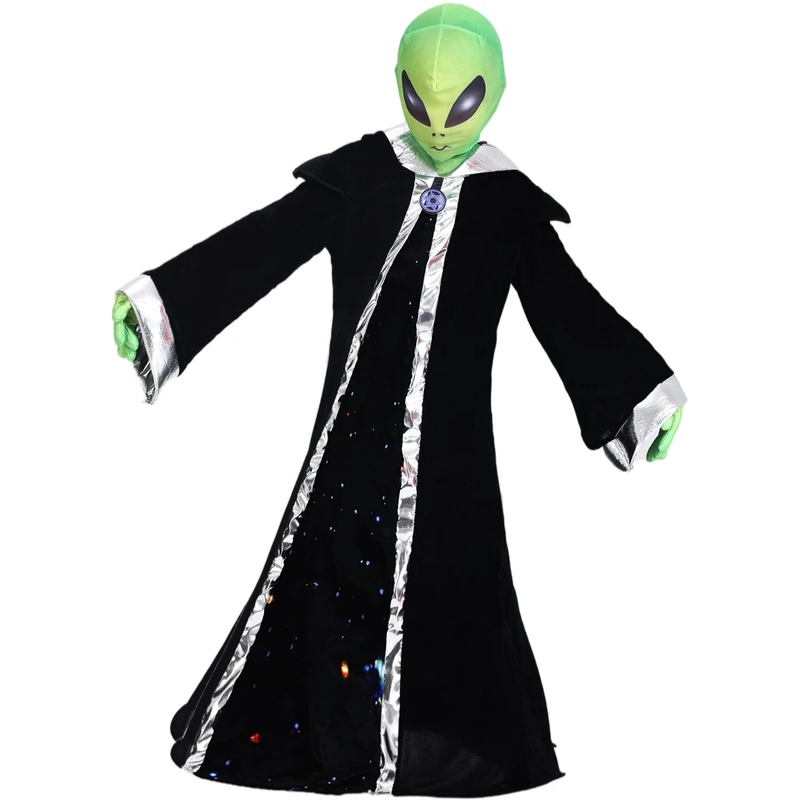 DISFRAZ DE EXTRATERRESTRES COSPLAY STARDY VERDE - 4