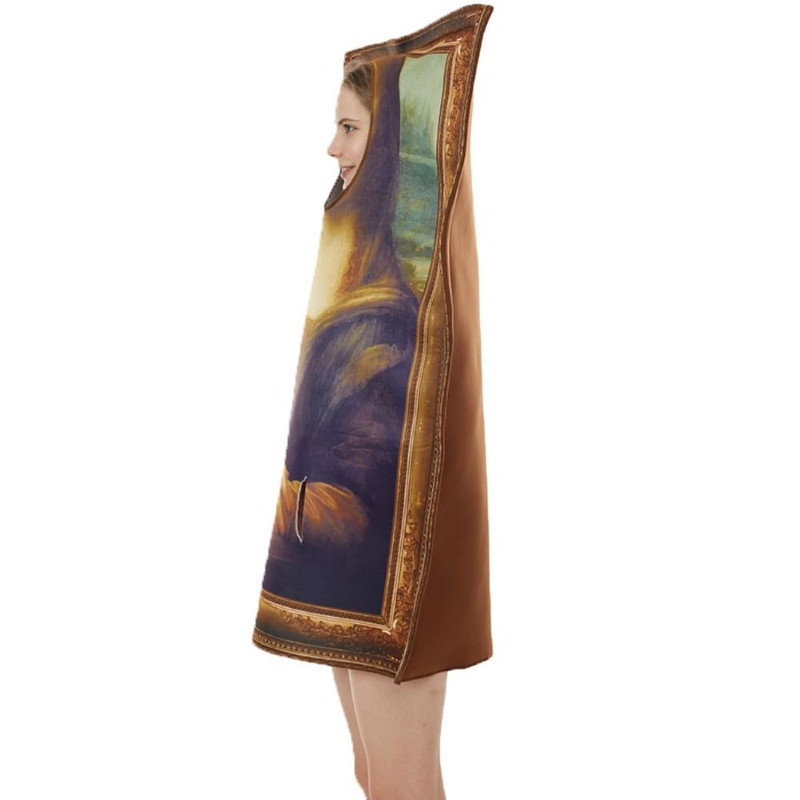 DSFRAZ COSPLAY PINTURAS FAMOSAS MONA LISA CUADRO SIGLO 16 - 3