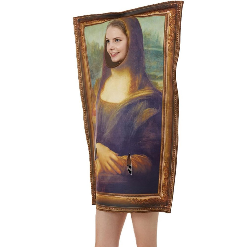 DSFRAZ COSPLAY PINTURAS FAMOSAS MONA LISA CUADRO SIGLO 16 - 4