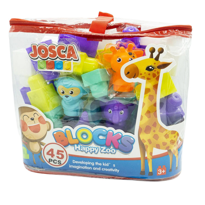 BLOQUES CUBO GRANDES CON ANIMALES PARA NIÑOS - 1