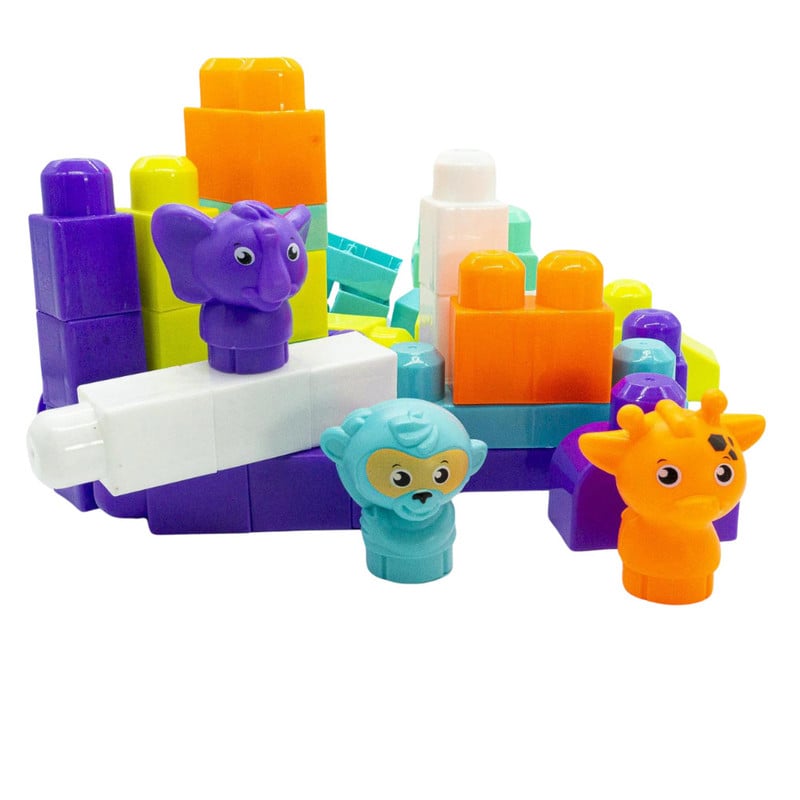 BLOQUES CUBO GRANDES CON ANIMALES PARA NIÑOS - 5