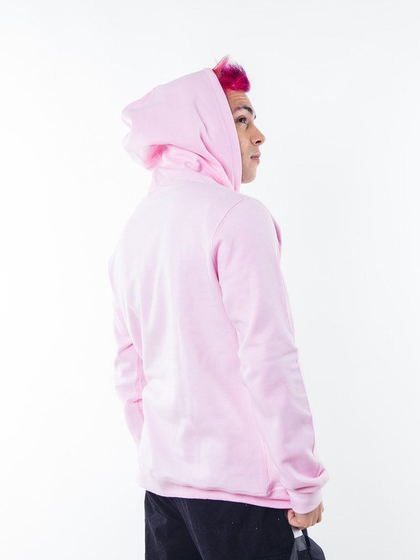 POLERON PINK CANGURO HOMBRE RELAXED FIT PARA ESTAMPAR - 2