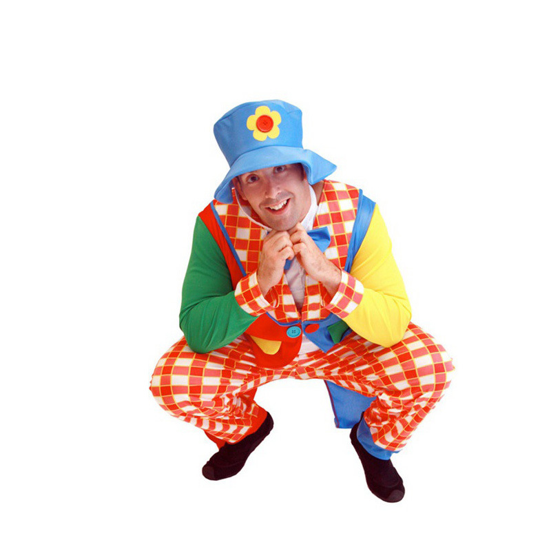 DISFRAZ COSPLAY PAYASO BUFON ADULTO - 2