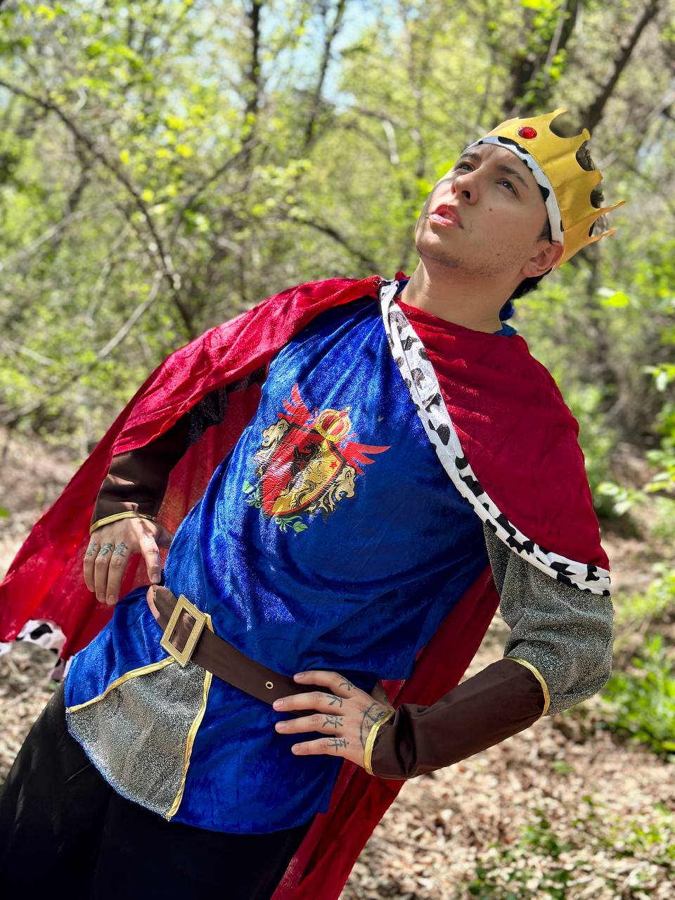 DISFRAZ REY MEDIEVAL ADULTO - 2